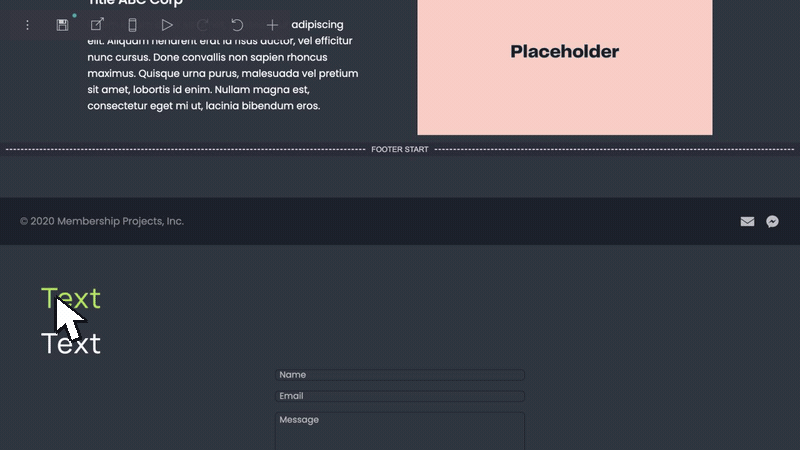 Editing waitlist copy on a Carrd template